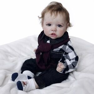 20 Inch Reborn Baby Doll Boy Lifelike Realistic Newborn with Soft Weighted Body